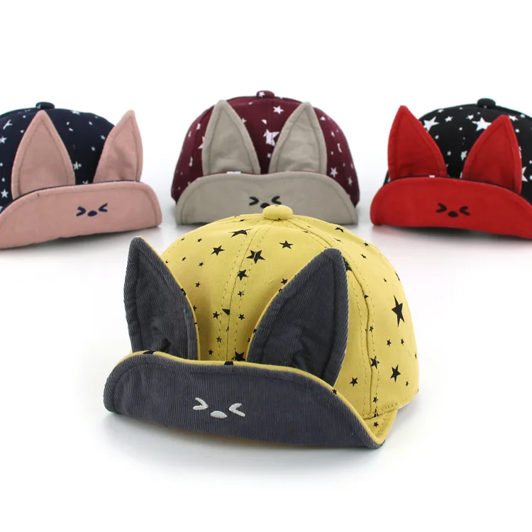 Big Ear Rabbit Cool Foundation 2018 Spring New Baseball Cap Baby Hat Infant And Child Wholesale Mz5523 | Детская одежда и обувь