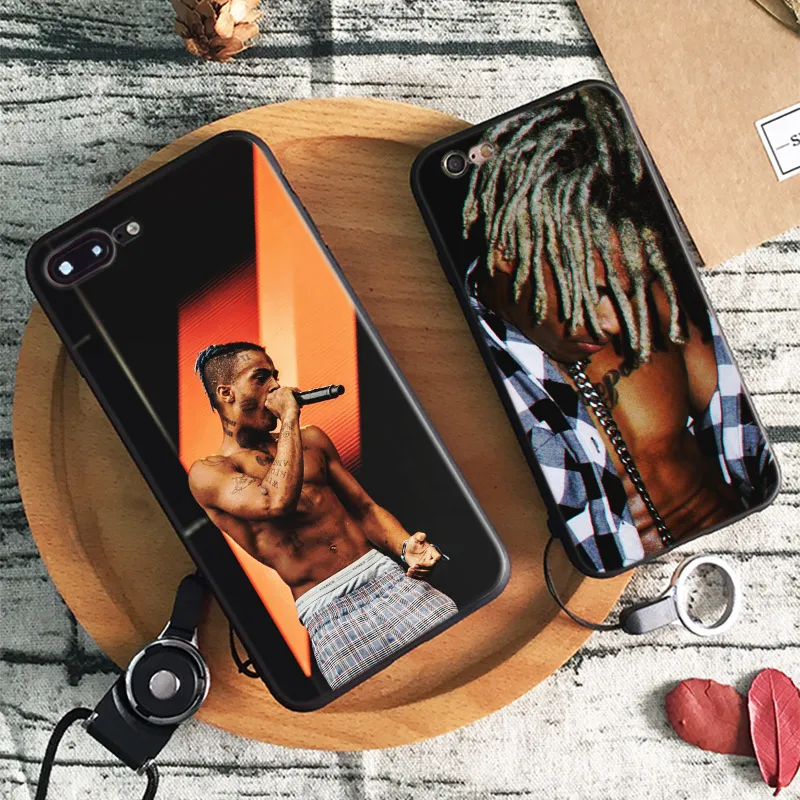 

XXXTENTACION Rapper RIP X TPU Soft Silicone Phone Case Cover Shell For Apple iPhone 5 5s Se 6 6s 7 8 Plus X XR XS MAX