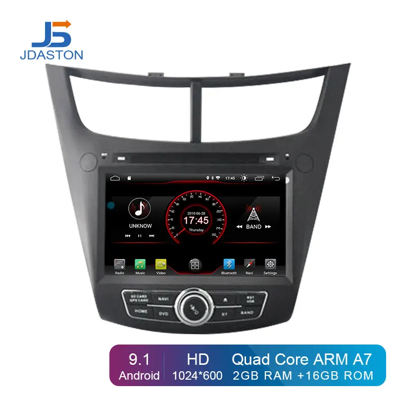 Best JDASTON Android 9.1 Car DVD Player For CHEVROLET SALT 2014 2015 2 Din Car Radio GPS Navigation Multimedia Stereo WIFI Bluetooth 0