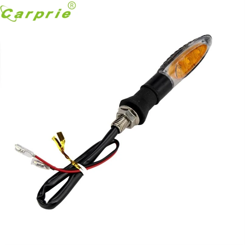 Тюнинг автомобилей 2 шт. 12V мотоцикл светодиодный индикатор Желтый светильник