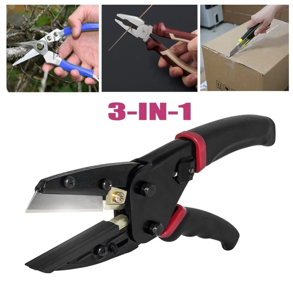 3 in 1 Multicut Power Cutting Tool Utility Knife Bypass Pruning Shears