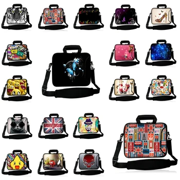 

Viviration Zippers Hot 10 12 13 14 15 17 15.6 13.3 inch Laptop Shoulder Strap Messenger Handle Briefcase Carry Bag Case Pouch
