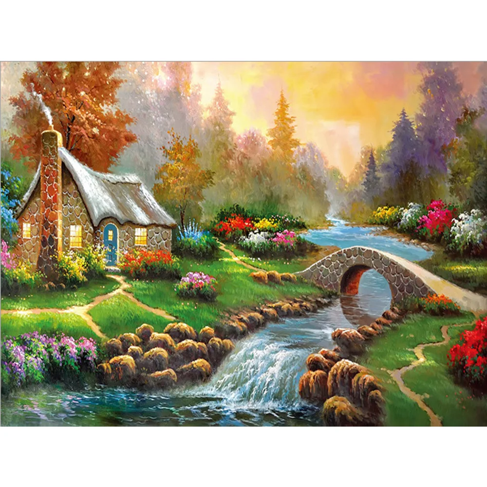 Scenery Oil Painting By Numbers Handpainted Romantic Painting Coloring By numbers New Year Home Decor Cheap Scenery Oil Painting By Numbers Handpainted Romantic Painting Coloring By numbers New Year Home Decor Cheap