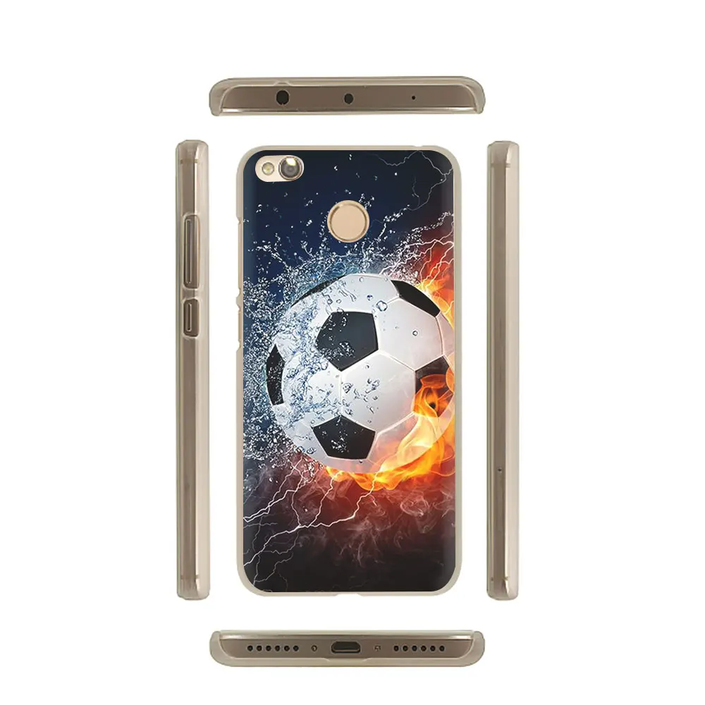 Футбольный мяч на воде сжигающий огонь спортивный жесткий чехол для телефона для Xiaomi Redmi 7 7A 8A K20 6A Note 8 7 6 5 4 Plus Pro 4X 5A