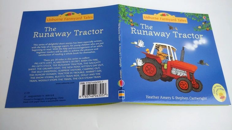 Educativos para Crianças Livros Conjunto Usborne História Imagem Farmyard Contos Bebê Famoso Inglês Livro Brinquedos 15x15 cm 20 - 24 Weddings & Events