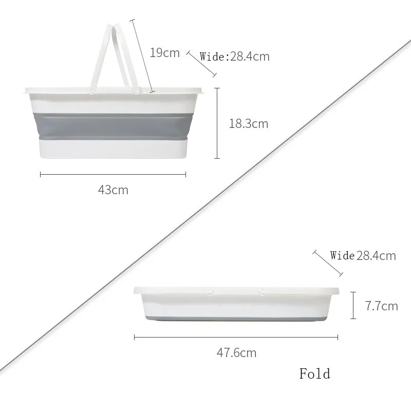 Портативный складная швабра ведро складывающийся таз Туризм Открытый складной ведро рыбалка кемпинг автомобиль чистота очистка большой ведро на открытом воздухе