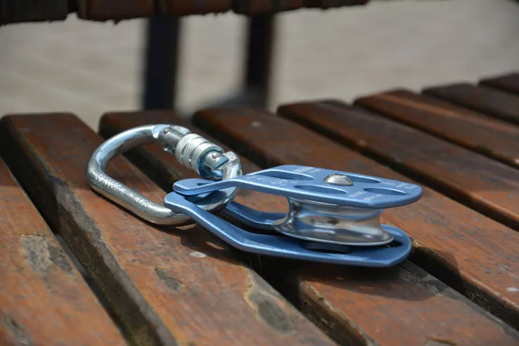Aluminium Alloy Outdoor Climbing Pulley Heavy Duty Trolley Sheave Block