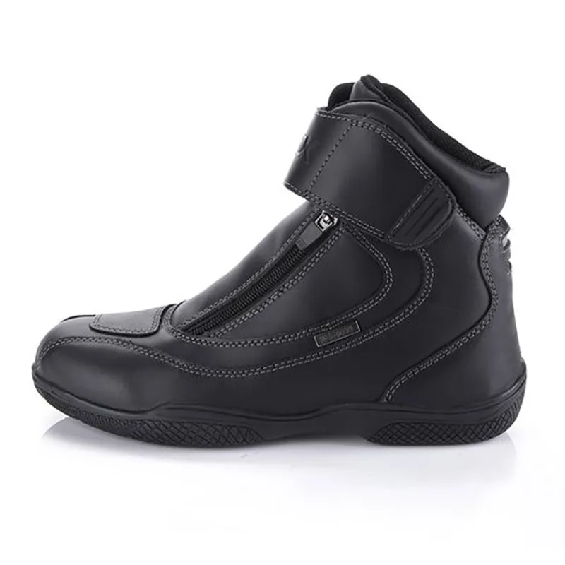 Real à Prova Engrenagem de Segurança Botas de Rua Arcx Couro Dwaterproof Água Escalada Caminhadas Botas Motocicleta Corrida Chopper Touring Equitação Sapatos 6 escalada caminhadas botas motocicleta engrenagem de segurança