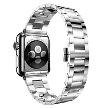 Классическая носо серебряный нержавеющая сталь для Apple , часы 38 / 42 мм с адаптером