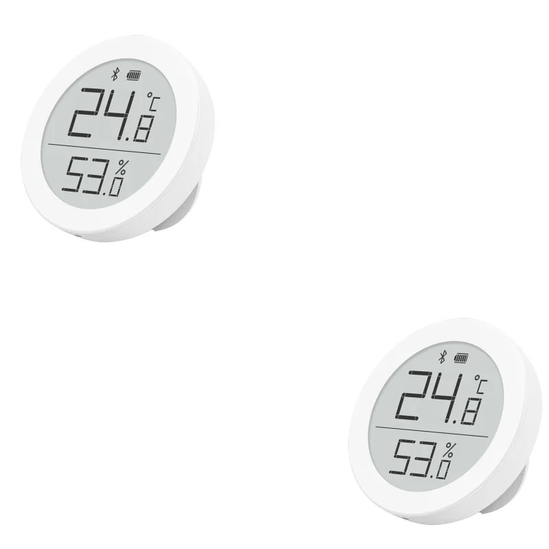 2pcs Оптом Xiao mi ClearGrass цифровой Bluetooth термометр гигрометр 0~ 50 электронные чернила экран данных автоматическая запись с mi APP - Цвет: 2pcs