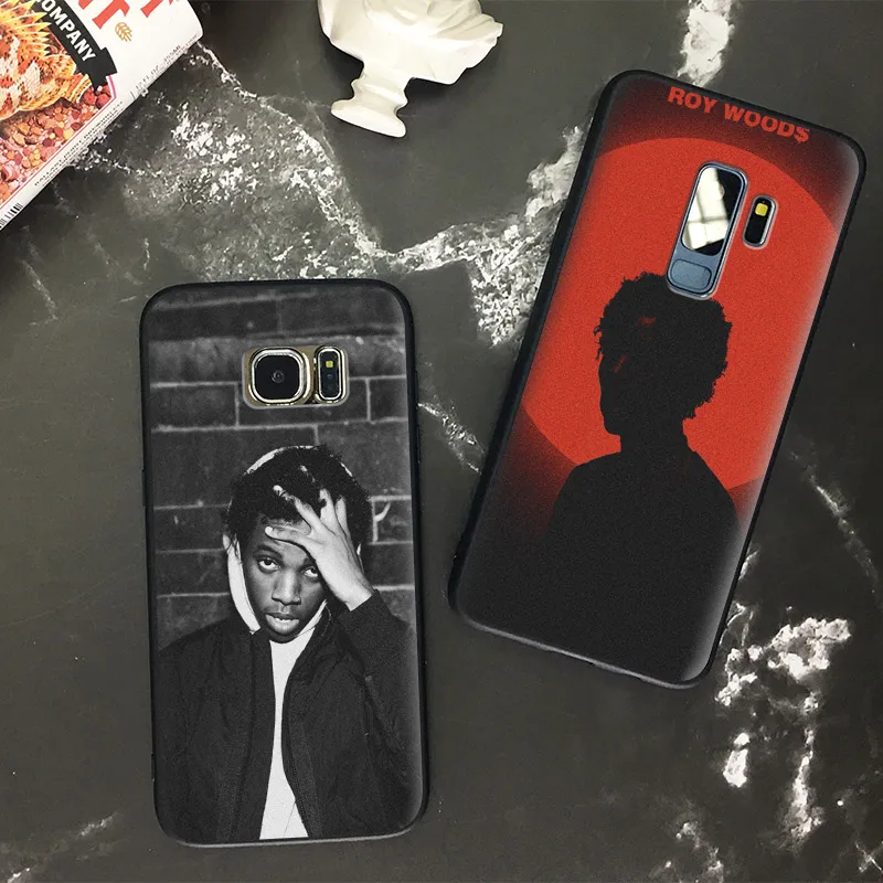 

ROY WOODS rapper hiphop TPU Soft Silicone Phone Case Shell Cover For Samsung S7 Edge S8 S9 Plus Note 8 9