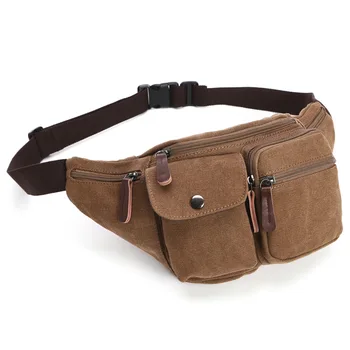 

032318 new hot man canvas chest bag male messenger bag