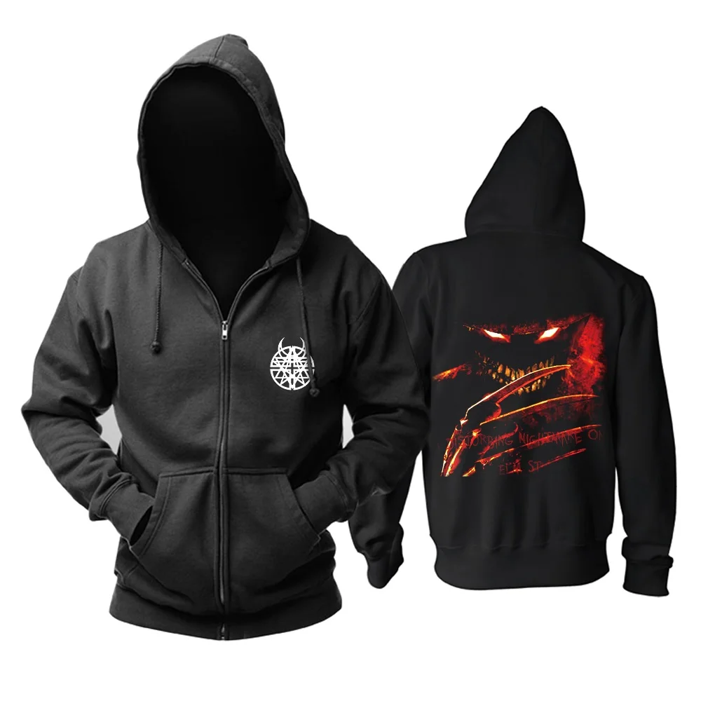 disturbed zip up hoodie