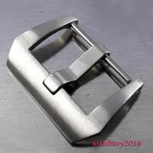 Матовый 22 мм 316L нержавеющая сталь винт-в пряжке подходят parnis военные часы