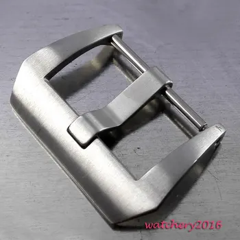 

Brushed 22mm 316L stainless steel screw-in buckle fit parnis Military watch