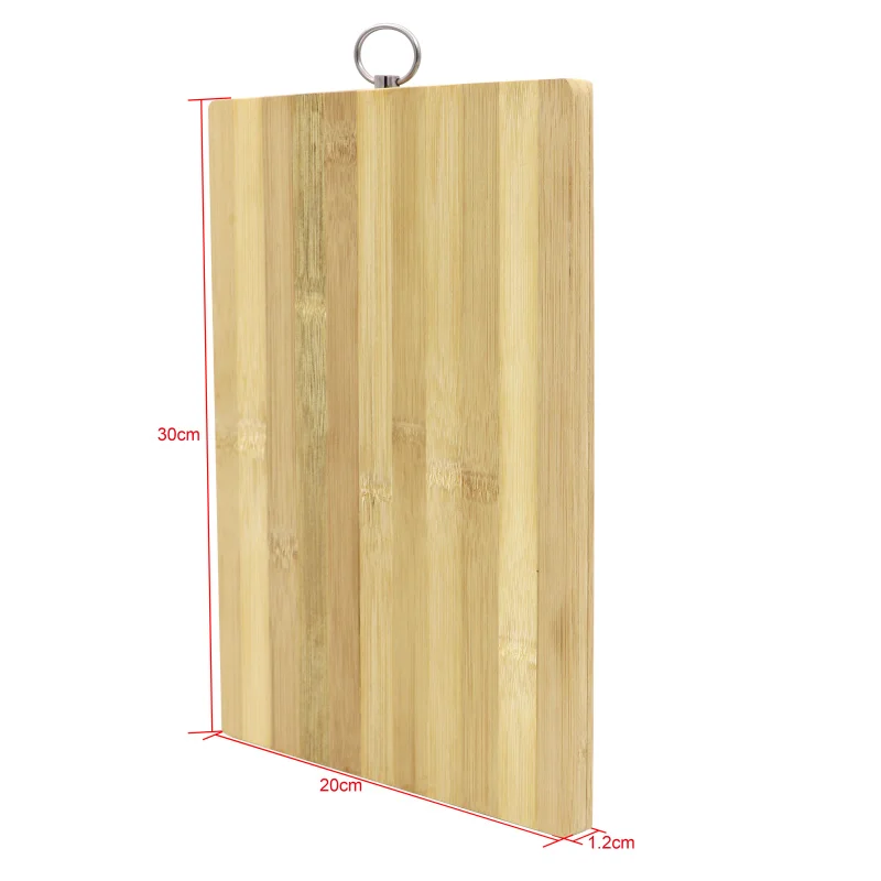 Jaswehome Bamboo Cutting Board Kitchen Bamboo Serving Tray Double Sided Chopping Board for Meat Vegetable Fruit Kitchen Tools 2