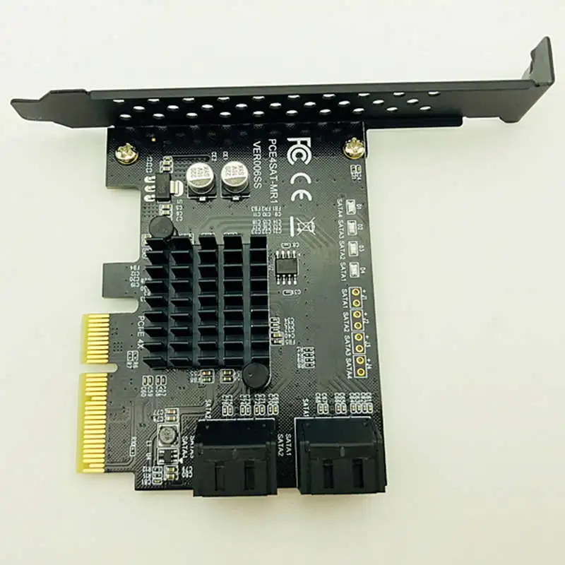 Sata Pci Express 4 порта Плата расширения Sata контроллер Pci Raid карта Pci на Sata 3,0 адаптер конвертер карта