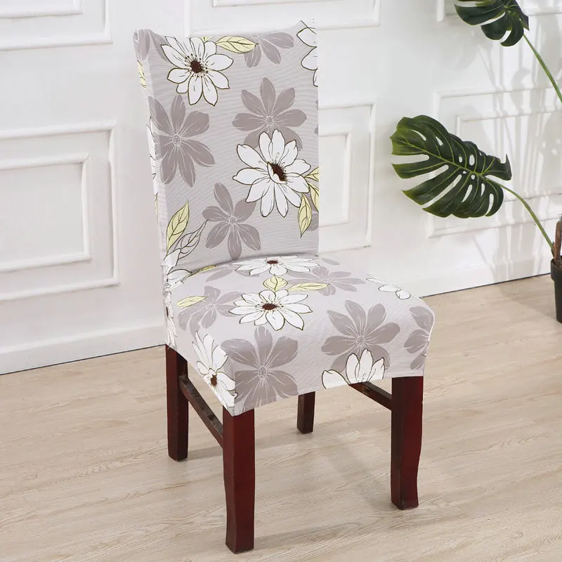Съемный стул с цветочным принтом