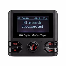DAB Digital Radio Receiver FM Tuner Radio Bluetooth Tabletop Wireless Vehicle Broadcasting With FM Transmitter USB Charger Y4437