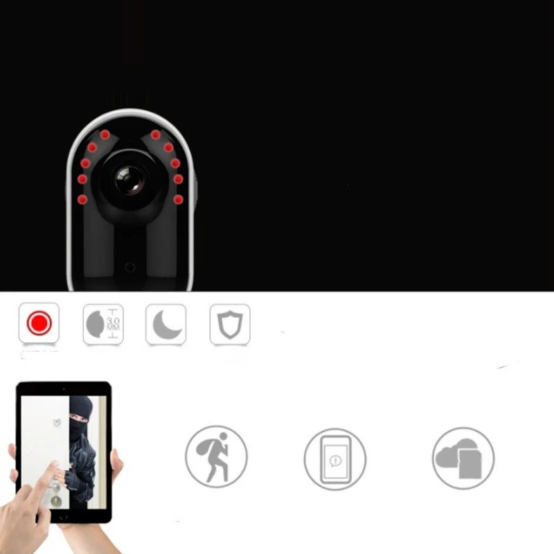 

MOOL NX3 Smart wifi Camera HD 720p 360 Degree Capturing Night Vision camera remote wireless camera Motion Detection