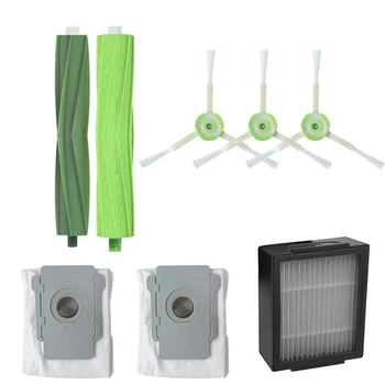 

Replenishement Kit(Side Brush&Hepa Filters& Dirt Disposal Bags) For Irobot Roomba I7 I7+/I7 Plus E5 E6 E7 Vacuum Cleaner