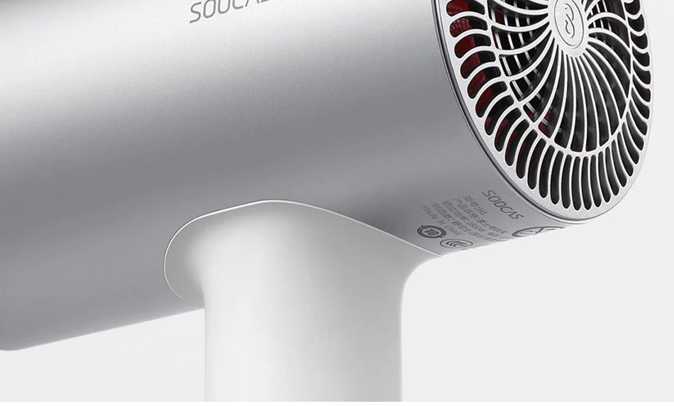 Xiaomi Soocas H3S Анион Фен корпус из алюминиевого сплава 1800 Вт фен для волос воздушный выход анти-горячий инновационный диверсия дизайн