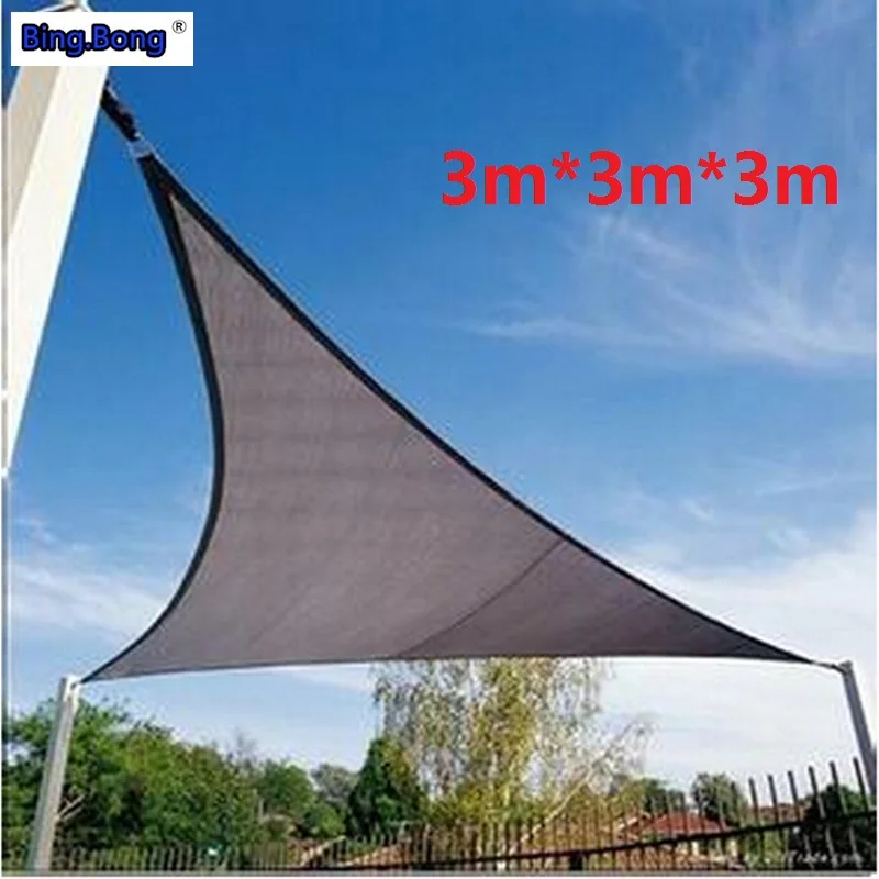 

Sun-shading net HDPE sunscreen triangle quality triangle anti-uv sun-shading sail sun-shading sail 3 *3 *3m