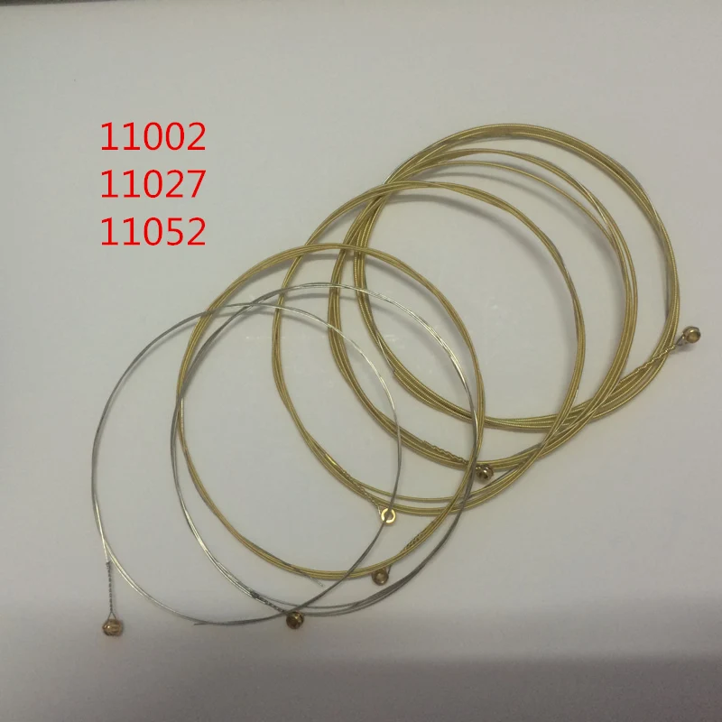 

Anti-Rust Plain Steel&80/20 Bronze Strings for Acoustic guitar NANOWEB 11052 LIGHT(012-053)