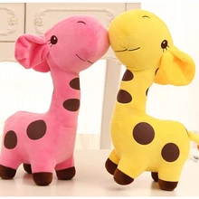 18 см унисекс милый подарок плюшевый Жираф Мягкая Игрушка Животные милая кукла ребенок Рождество День рождения Счастливые Красочные подарки