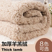 Tissu en peluche de velours de corail Shu, 160x50cm, doublure doux et chaud, couture en laine de mouton, pour robe de poupée en tissu, nouveauté