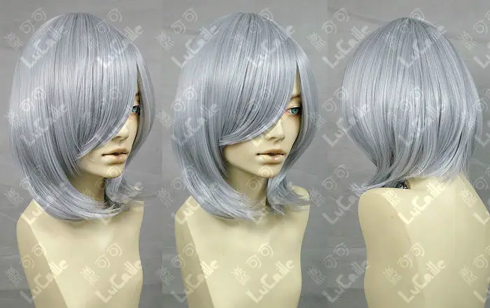 

Vampire Knight Cosplay Party Silver Gray Wig Fashion Cos Full Wig Hair