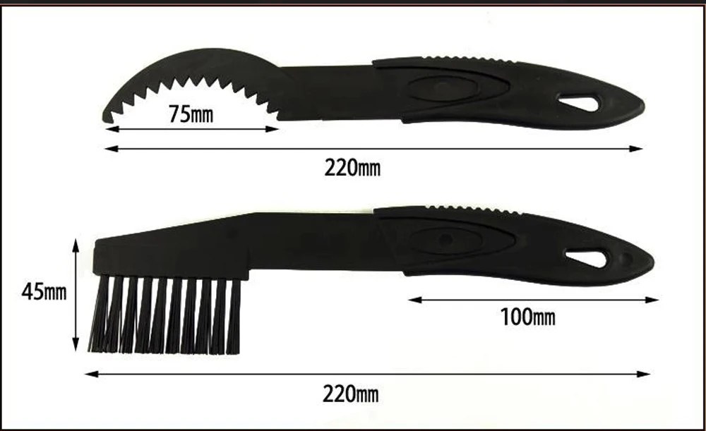 Clearance WOSAWE Bicycle Chain Cleaning Brush Set Cycling Motorcycle Gear Grunge Scrubber Brush Cleaner Tool Bike Chains Cleaners 5