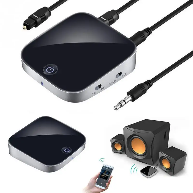 Bluetooth Transmitter Receiver Wireless Audio Adapter with 3.5mm Stereo Output Support SBC APT X