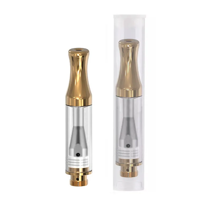5pcs/Lot A8 glass cartridge dual coil atomizer 510 thread thick oil