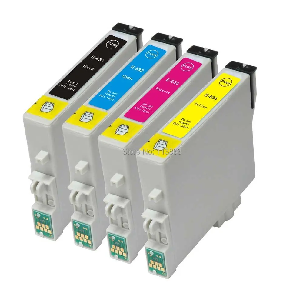 

4 INK T0631-T0634 compatible ink cartridge for EPSON Stylus C67,C87,C87 Plus,CX3700,CX4100,CX4700,CX5700F,CX7700 printer