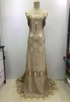 

beautiful David-10.2702 Nigerian fabric for party dress new African embroidered lace fabric