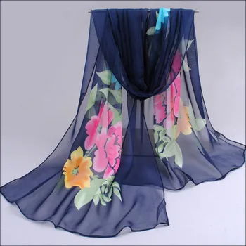 

Winter Sale Hot Sale Women Pashmina 135cm-175cm Adult Hijab 2018 Spring And Autumn Winter All-match Chiffon Shawl Small Long