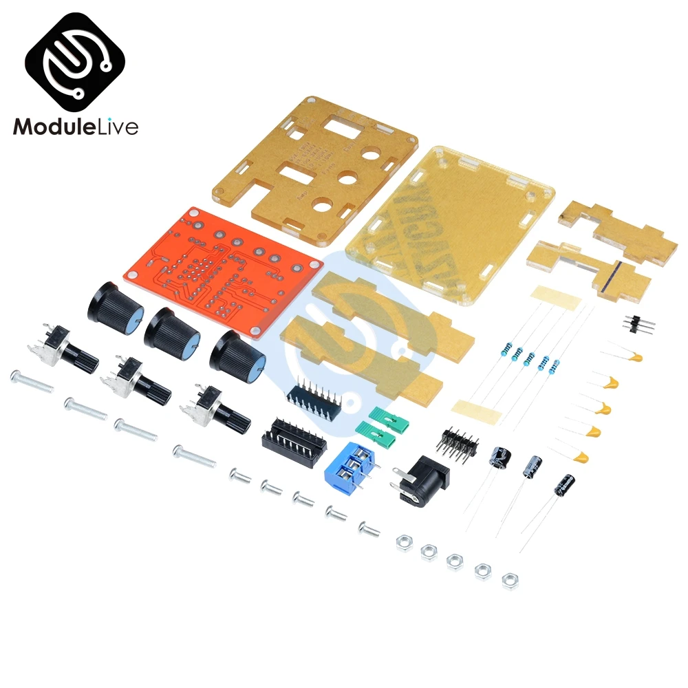 XR2206 DIY Kit синусоидальный треугольник квадратной волны выход 1 Гц-1 ...