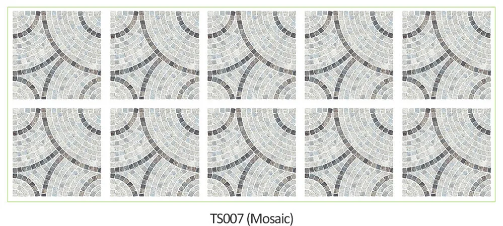 20x20 см 15x15 см 10 шт./партия самоклеющаяся Съемная плитка наклейки черная мозаика креативная плитка для пасты кухня ванная комната пол подарок - Цвет: TS007