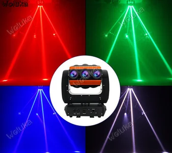 

Nine phantom KTV Flash LED rotation Voice control seven lantern bar lamp laser light stage lighting CD50 W03