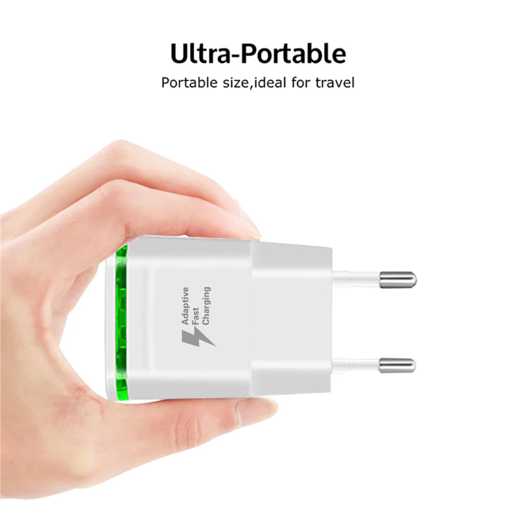 Sindvor Phone USB Charger Quick Charge 2.0 USB Travel Charger Adapter Smart Fast Charger For iPhone 8 Samsung Xiaomi iPad Tablet (15)