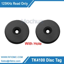 125 кГц Rfid тег EM4100 ID круглая сумка для монет, карт для патрульная система Черный контрольной точки