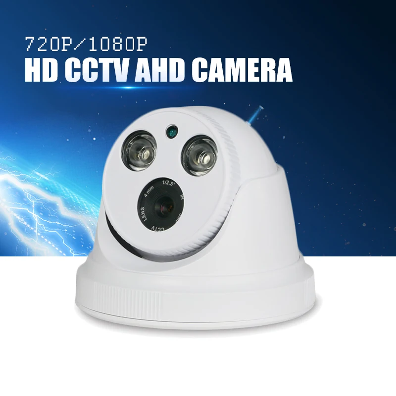 YiiSPO AHD 720P 1080P ИК купольная камера 2.0MP AHD камера для помещений ИК ночного видения инфракрасная CCTV Камера Безопасности HD камера