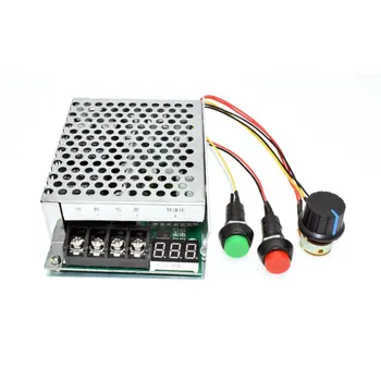

Linear actuator Controller Digital display 40A 12v 24V DC motor speed regulator Self reset button positive and reverse