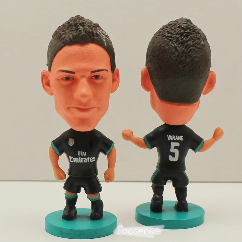 

Football star Soccer 5# VARANE (RM-BLACK-2018) 2.5" Action Dolls Figurine The fans GIFT