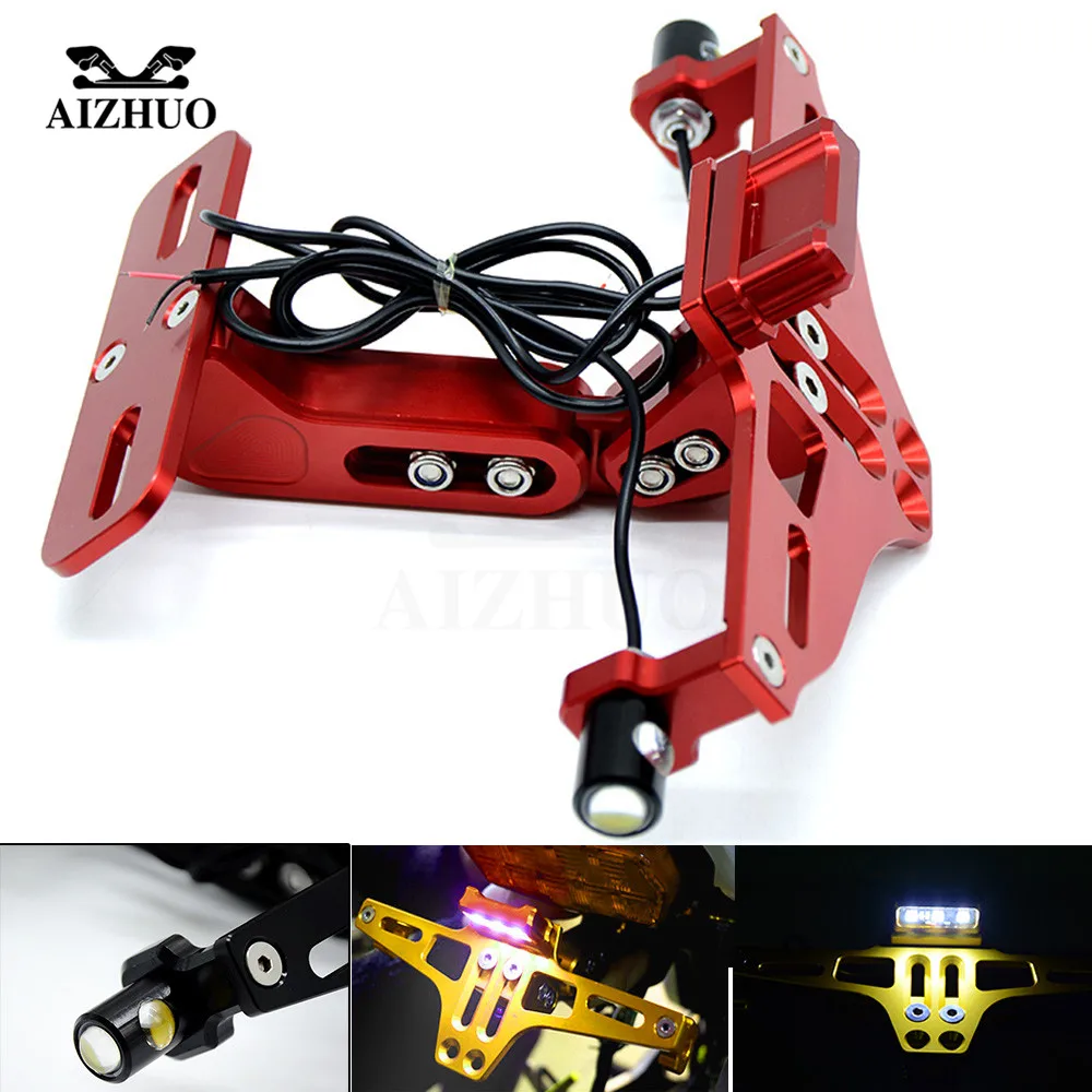 Motorcycle License Plate Holder Rear Registeration Plate Frame Mount Bracket for Ducati 796 MONSTER 696 999 749 695 796 748 848