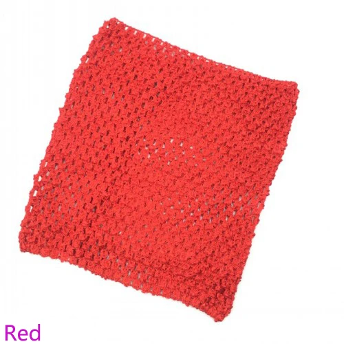 Red 20x23 см вязаные топы-пачки для малышей, топы-пачки для душа, эластичные топы-пачки на груди, одежда для шитья, трикотажная ткань, подарки для детей на день рождения - Цвет: Red