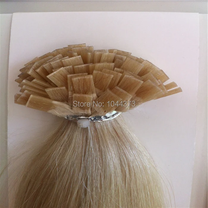 

Prebonded Hair Full Cuticle No Chemical Process Silk Straight Flat Tip Hair Extension 1g/strand 100g /pack Human Hair Extension