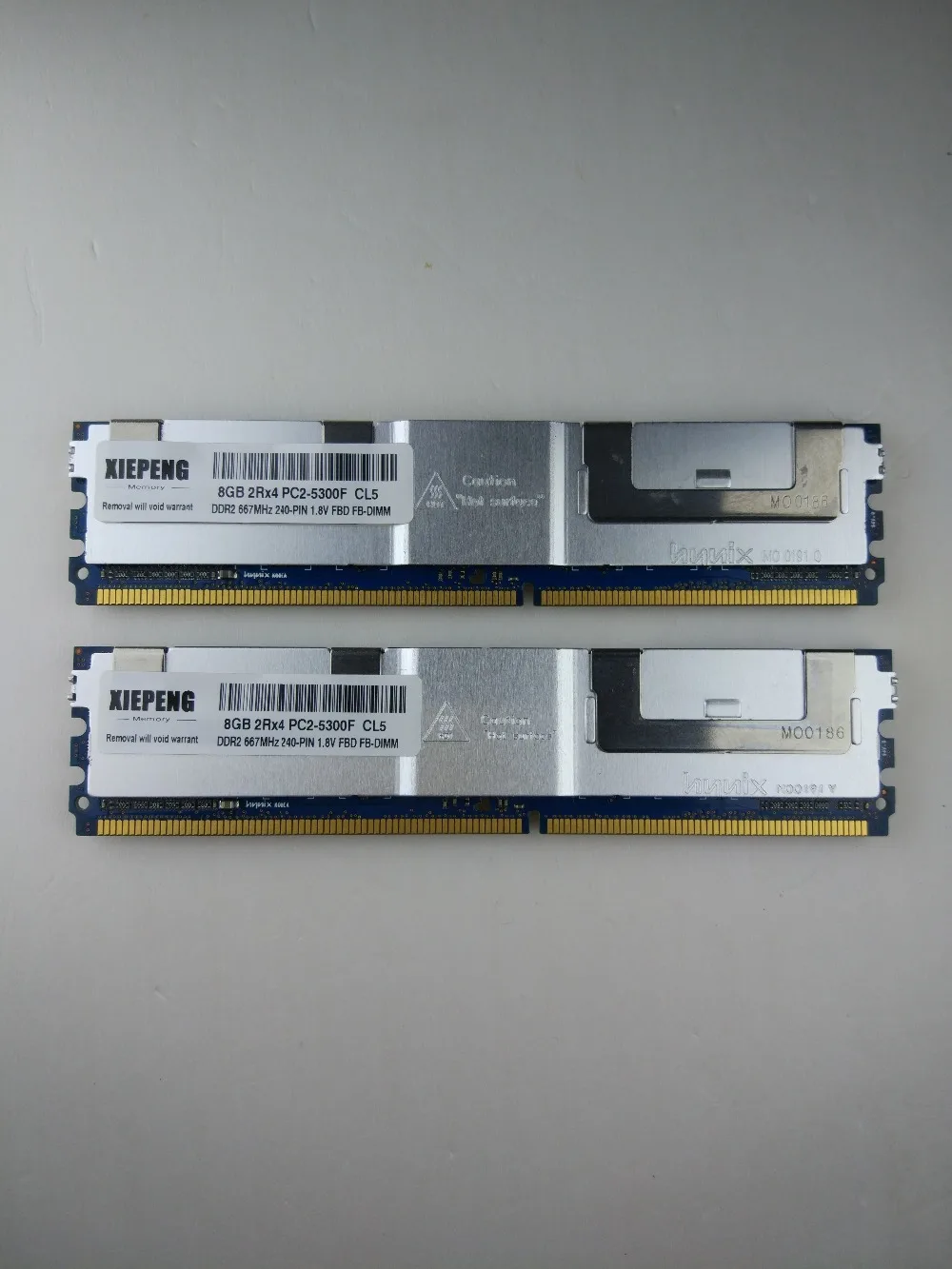 New Hynix 8GB 2x 4GB PC2-5300F 240pin 2RX4 DDR2 ECC Fully Buffered Server Ram