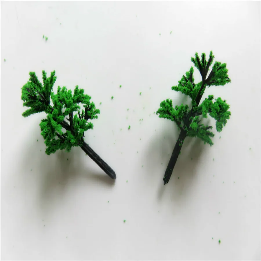 new architecture 3d scale artificial plastic model  green tree  layout140